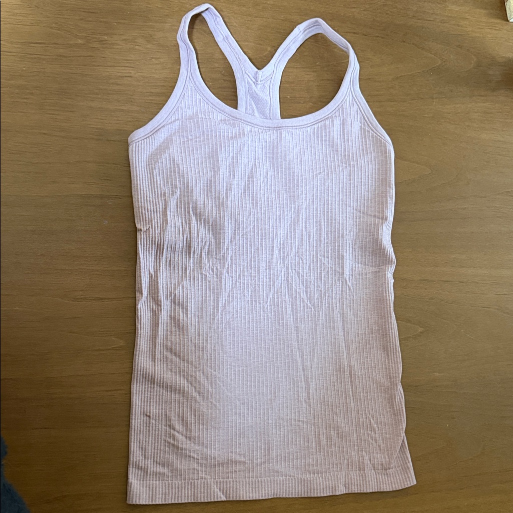 Women's Mauve Ribbed Tank Top